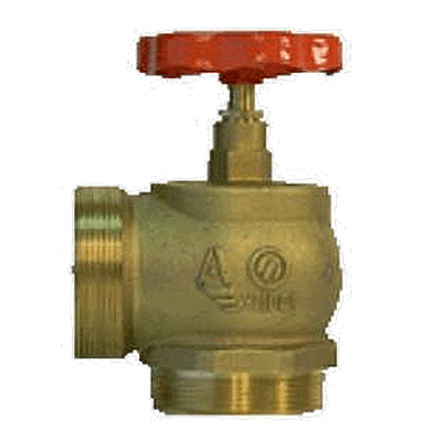 Клапан 65 мм, латунь (угловой, 90 градусов) КПЛМ 65-2 (цапка-цапка)