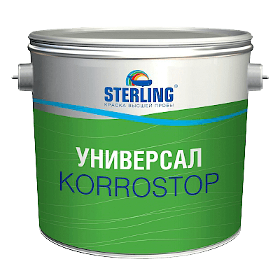 STERLING Универсал КОРРОСТОП грунт-краска по металлу (ПФ-118)